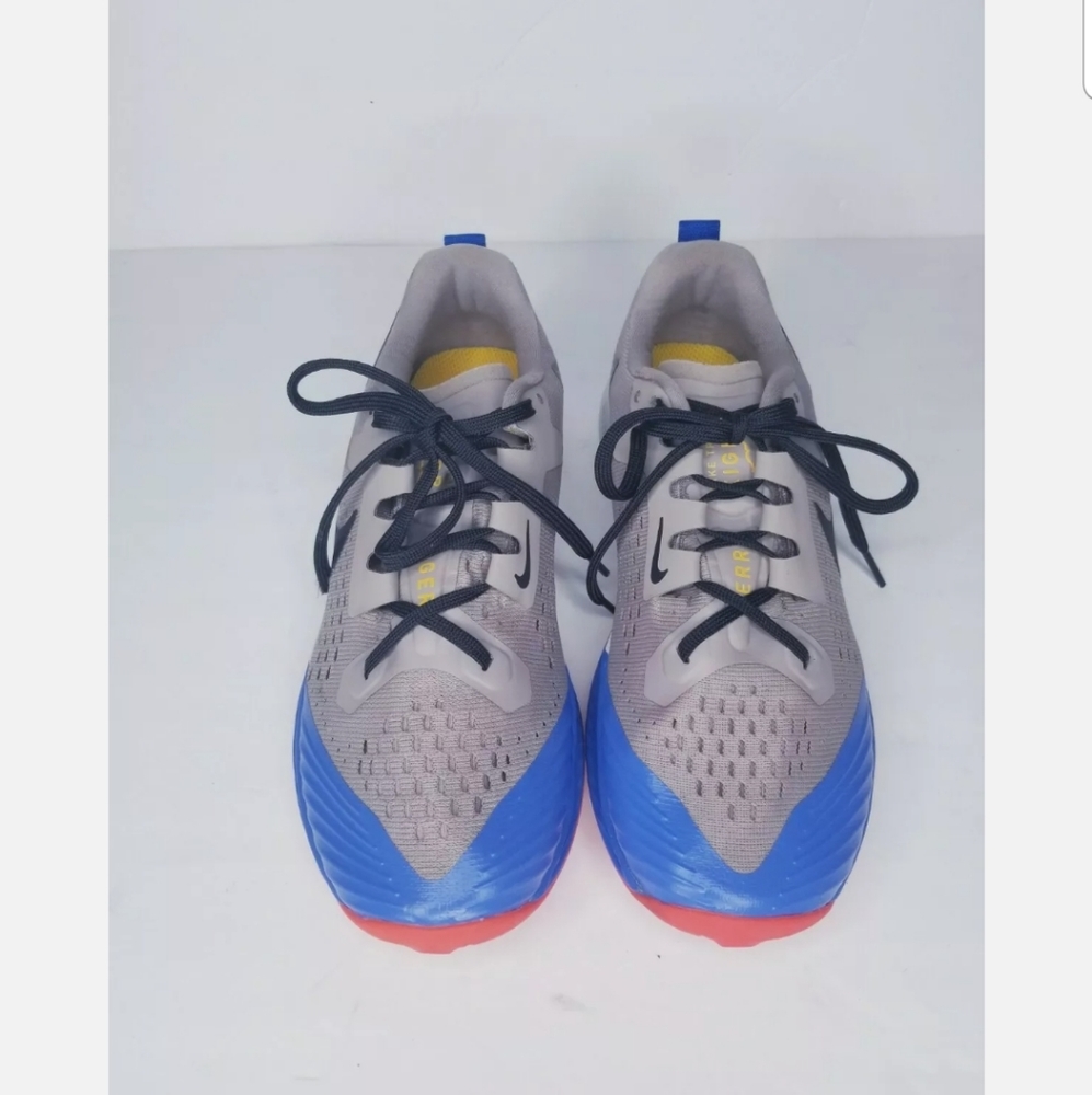 Nike Air Zoom Women's Sz 6.5 Terra Kiger 5 Trail Running Shoes Gray Blue - Picture 2 of 12